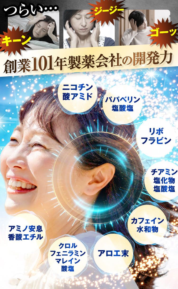 うるさい耳鳴りを改善